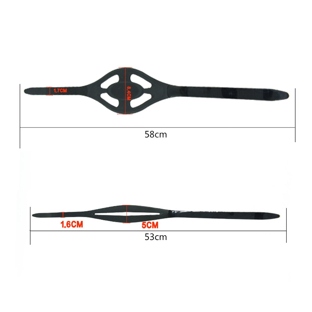 ! Correa de silicona para máscara de buceo, Protector de pelo para esnórquel, accesorios para deportes al aire libre
