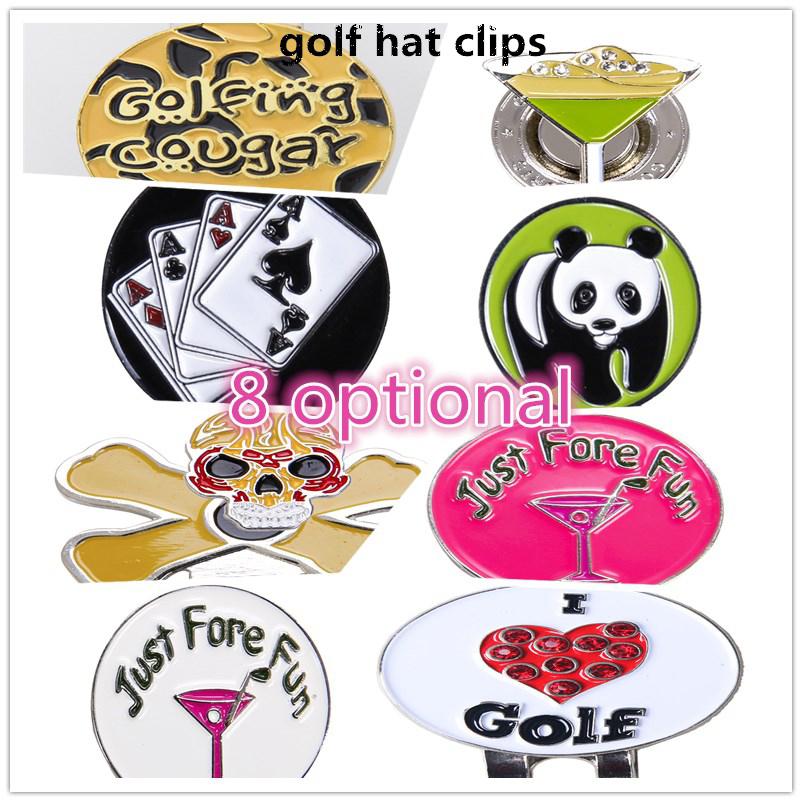 Golfbold klip unikke mønstre markeringer golf cool markører golf cap klip