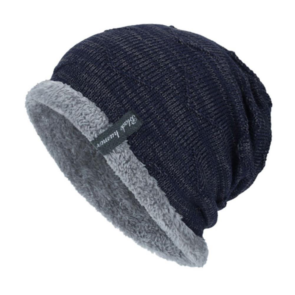 Unisex-mütze, freizeitmütze mit fellfutter, wintermütze zum skifahren für damen und herren, hält warm, strickmütze, cap: Z