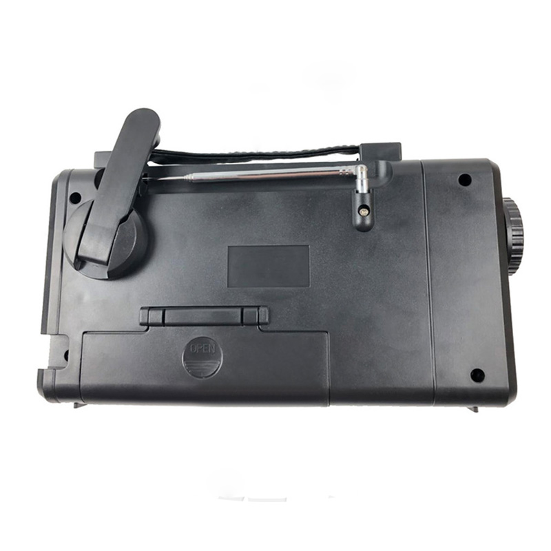 Solar Power Radio Multifunctional hand crank radio FM/AM Radio Built-in Speaker Support LED Emergency Flashlight Table Lamp