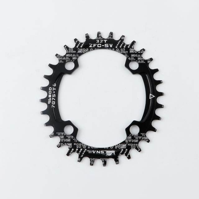 Plateau de pédalier 96 BCD rond et ovale, 32T 34T 36T 38T, plateau étroit et large pour Alivio M4000 M4050 NX GX X1 96bcd, chaîne de plat vtt: Oval Black / 34T