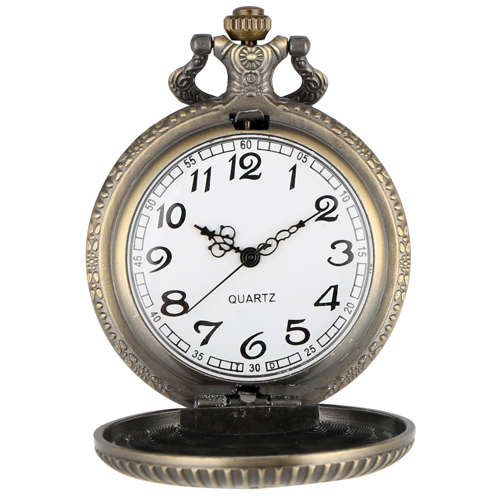 Klassisk bronze lommeur herre sarte frimurere med g tilbehør frimurer ure slim kæde vedhæng reloj masonico tilbehør