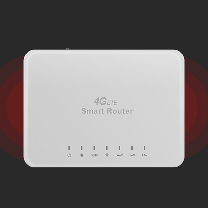 Haushalt 4G Router Lte kabellos Router Handy, Mobiltelefon Wifi Hotspot Modem Sim Karte Slot LAN Hafen Unterstützung SIM Karte Tragbare kabellos Router