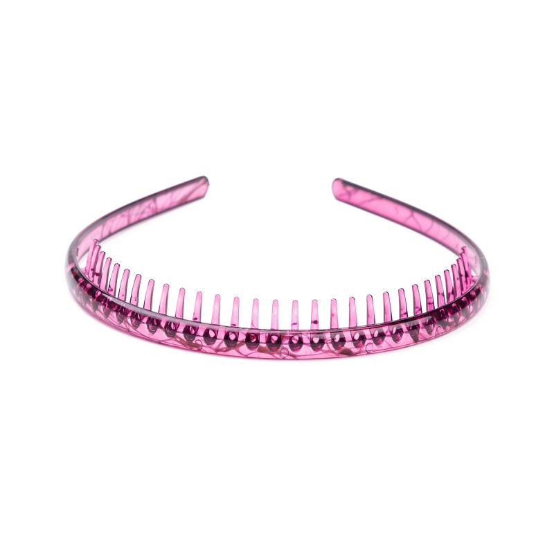 Elastic Waterproof Hairbands Toothed Hair Hoop for Adults Big Washing Face Wide Shatterproof Plastic Headband: SKY BLUE