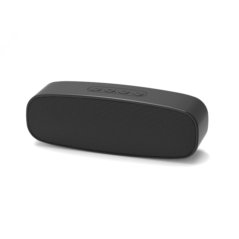 Bluetooth 5.0 Draadloze Speaker Usb Flash Drive Tf-kaart Afspelen Dual Hoorns Subwoofer Tws Draadloze Kolom: Black