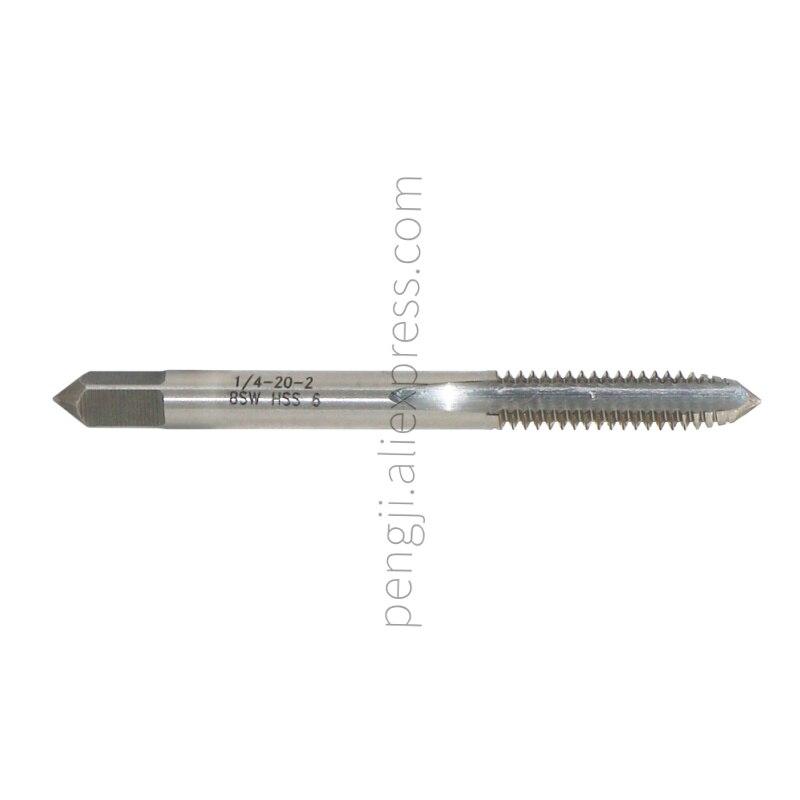1/4 "-20 Bsw Hss Rechtse Draad Tap Hoge Snelheid Staal 6542 Gebruikt Voor Conventionele Machine Tikken Of cnc Tikken.
