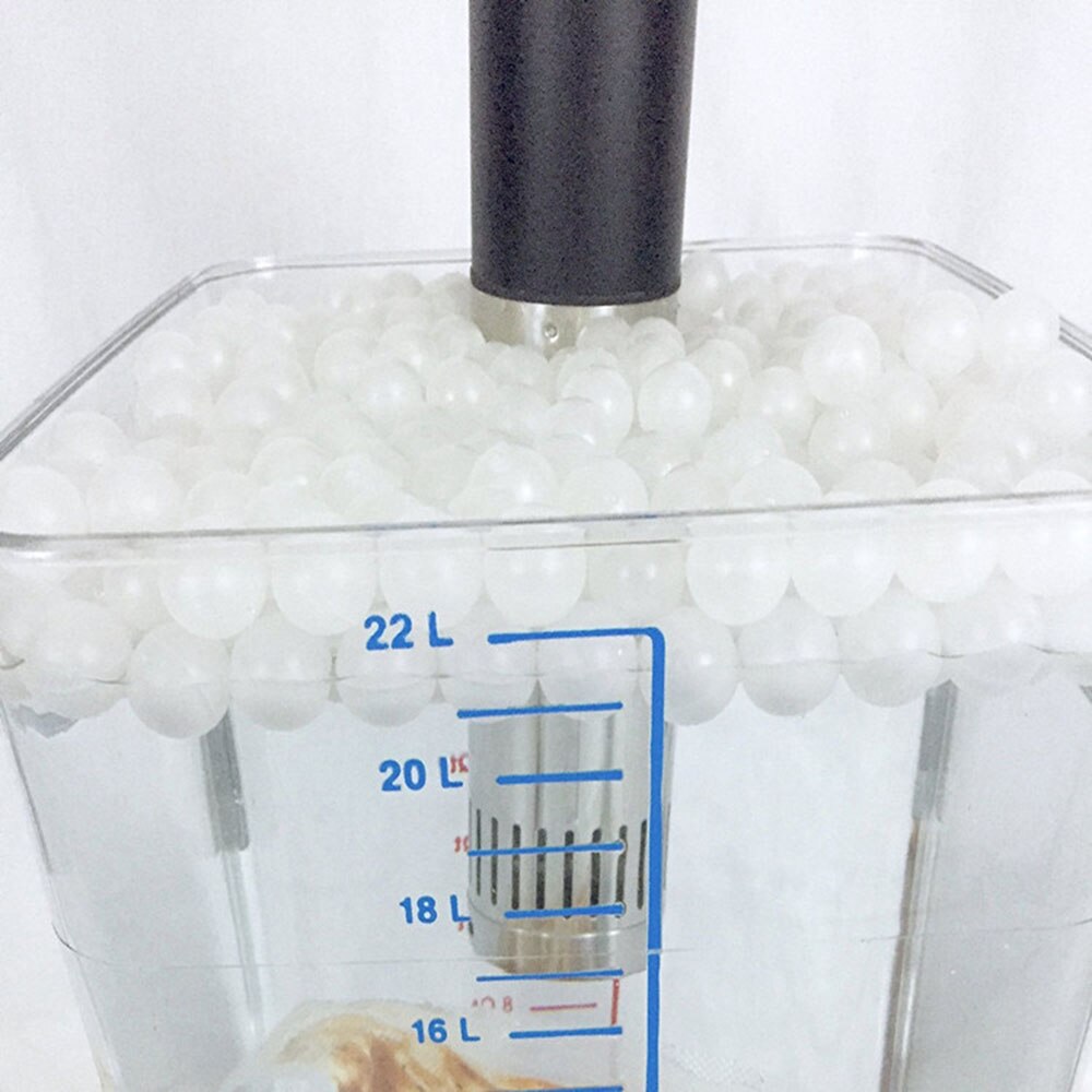 250 Teile/los Sous Vide Isolierung Mehrweg Wasser Kugeln Mit Trocknen Tasche Heimat Küche Kochen Werkzeuge 20mm