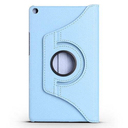 360 Rotating Case for Huawei MediaPad T3 8.0 KOB-L09 KOB-W09 Stand Smart Cover PU Case for Honor Play Pad 2 8 inch Tablet Case: Blue