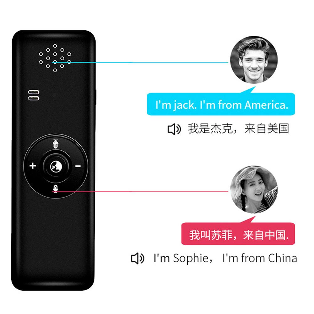 T11 Portable Smart Language Translator Device Real Time Interpreter Handheld 40 Languages Bluetooth 4.2 For Learning Travelling