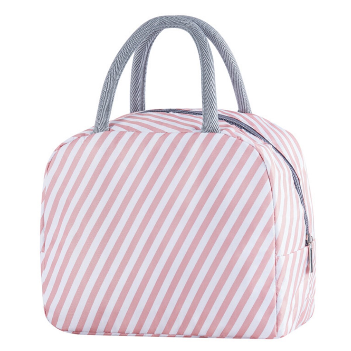 Bolsas de almuerzo con aislamiento de animales de dibujos animados para hombres y mujeres Unisex bolsa de mano reutilizable resistente al agua para la escuela Oficina Picnic: E