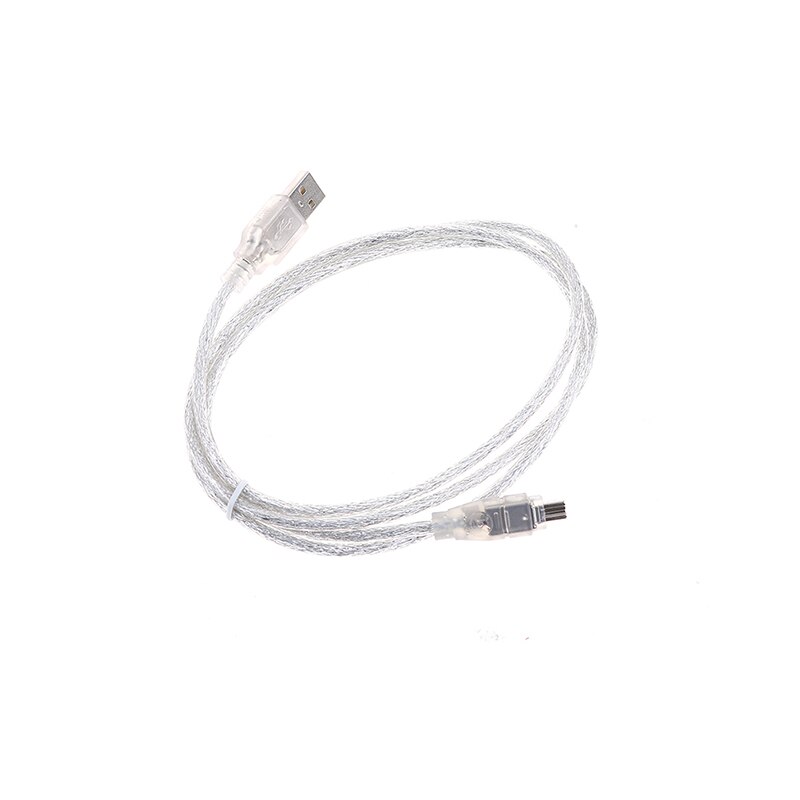 5ft 120cm Usb To Firewire IEEE 1394 4 Pin For Ilink Adapter Cable For Camera USB 2.0 male to firewire iEEE-1394 4-pin male cable