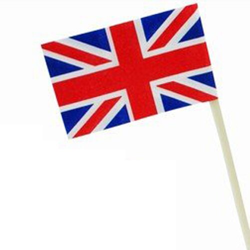 Union Jack Vlag Cocktail Sticks 50 Pack Ideaal Voor Partijen Bbq 'S Queens Jubilee