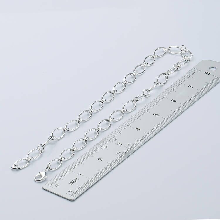 925 Sterling Silber Damen Herren Kette Männer Runde Halskette Armbinde Silber Schmuck-einstellen 45cm 20cm