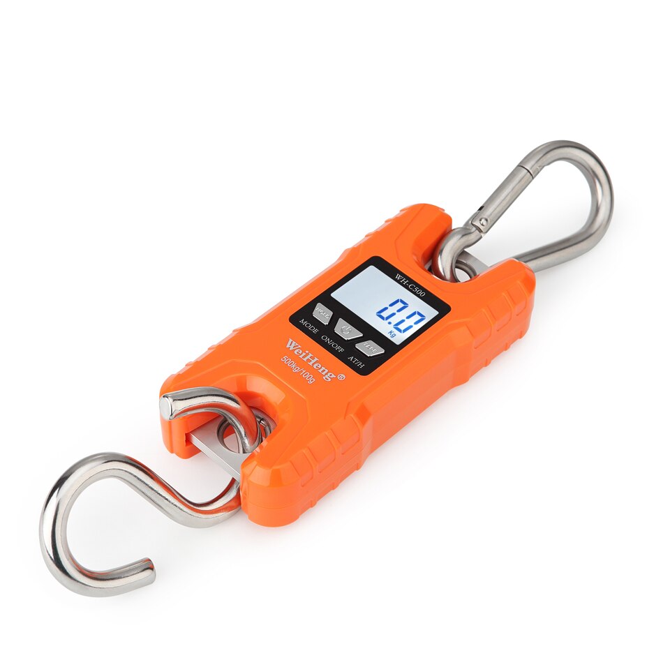 500kg/100g waga dźwigowa 0.2kg-500kg przemysłowy ciężki obowiązek wisząca waga LCD cyfrowa waga elektroniczna z ze stali nierdzewnej hak ze stali: C500O