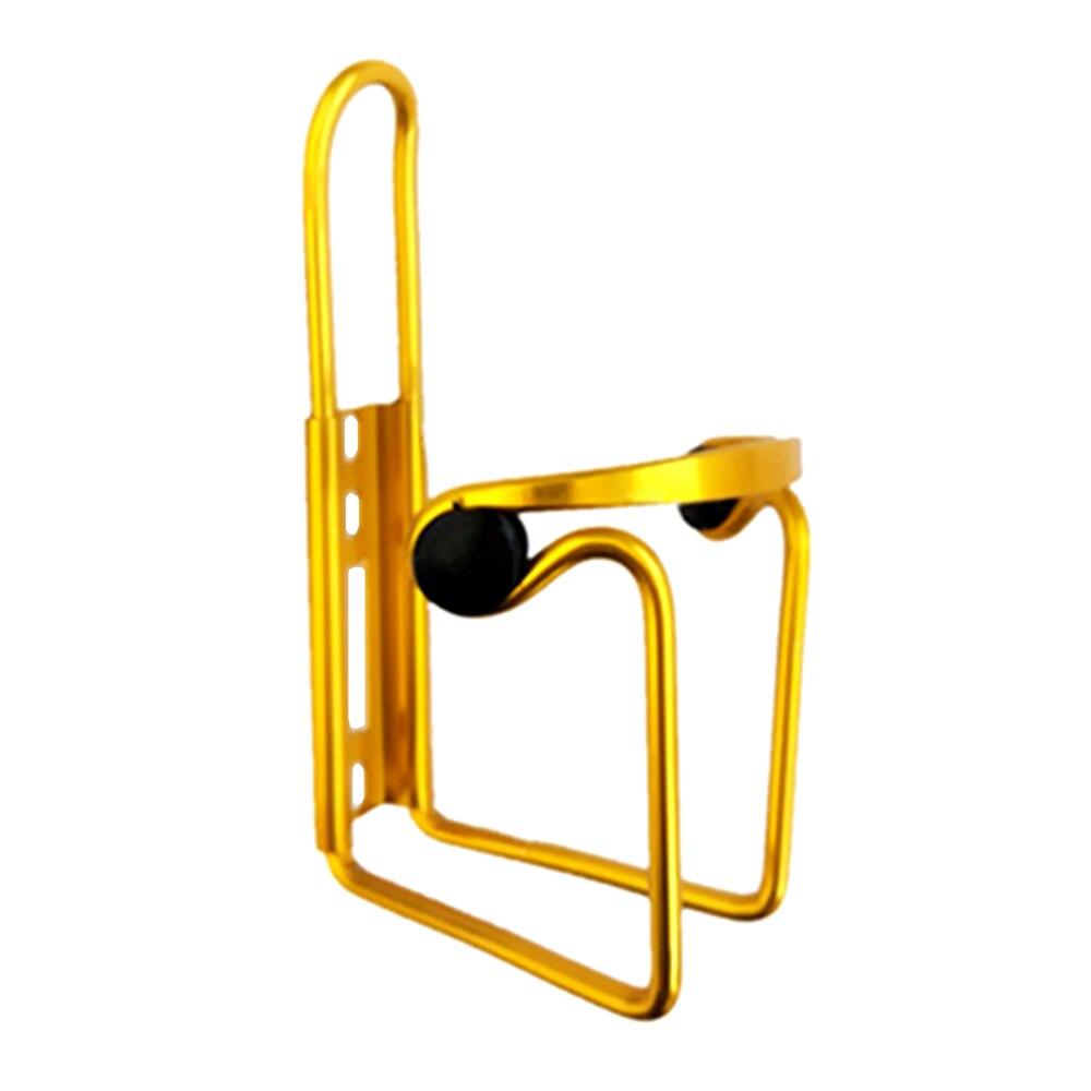 Mtb fiets waterfleshouder aluminiumlegering mountainbike bidonhouder beugel fietsdrank waterbekerhouder accessoires: Goud