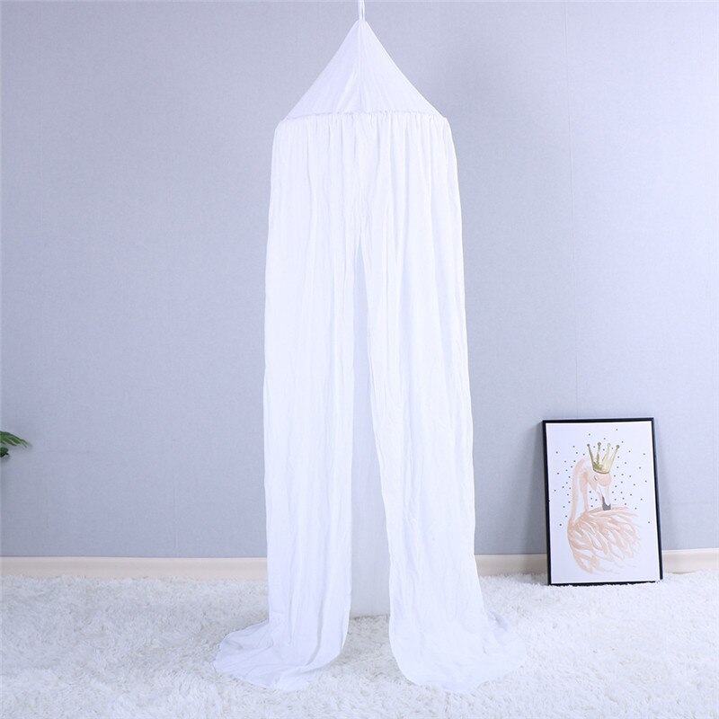 Moustiquaire bébé lit baldaquin tente rideau suspendu dôme literie fille princesse moustiquaire chambre décor pour bébé literie accessoires: White