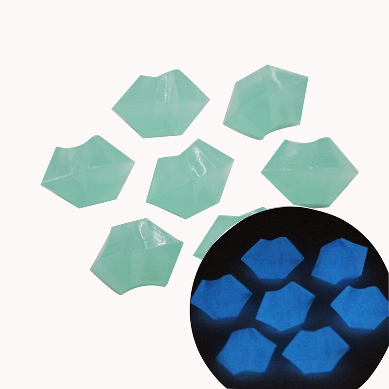 50Pcs Glow In The Dark Tuin Steentjes Glow Stones Rocks Voor Loopbruggen Tuinpad Patio Gazon Yard Decor Lichtgevende stenen Jardin: Light Green