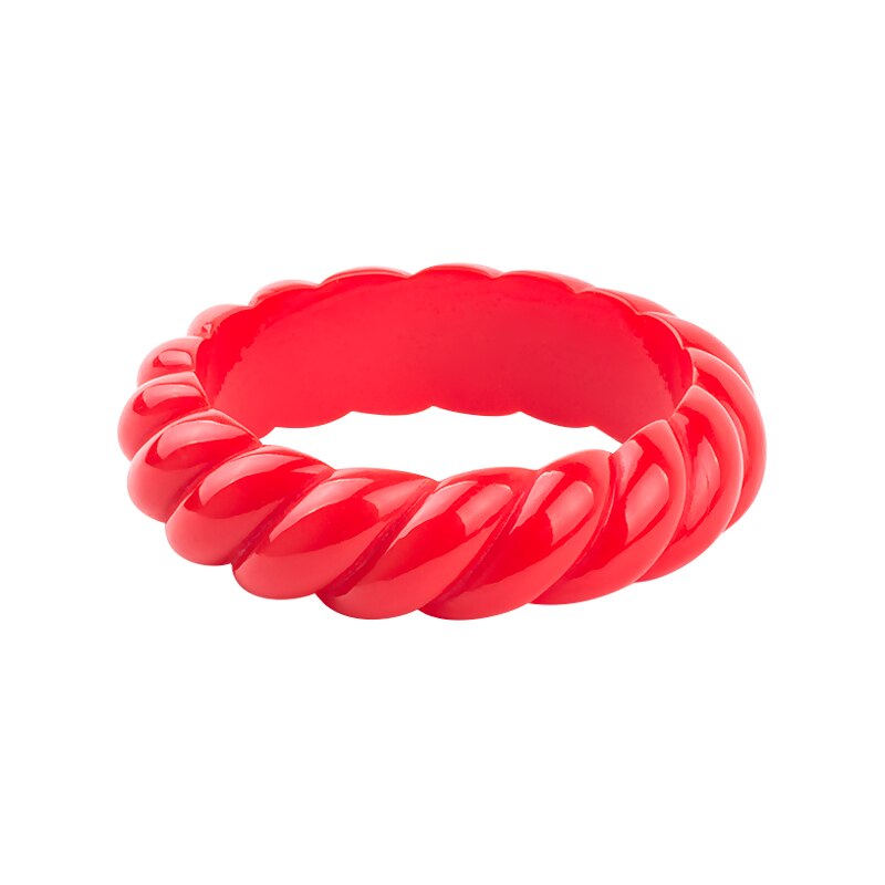 Guanlong 2017 nova resina parafuso pulseira europeu americano moda senhoras pulseiras bijoux: color-7