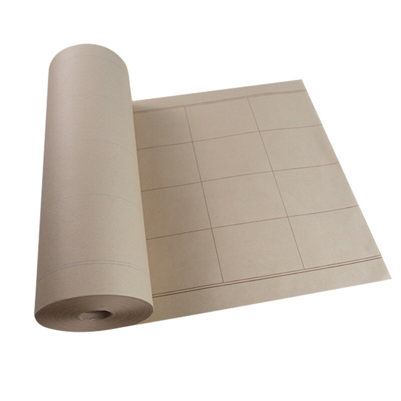 Chinese Rice Paper Official/Seal Script Calligraphy Special Half-Ripe Xuan Paper Chinese Roll Rice Paper with Grid Rijstpapier