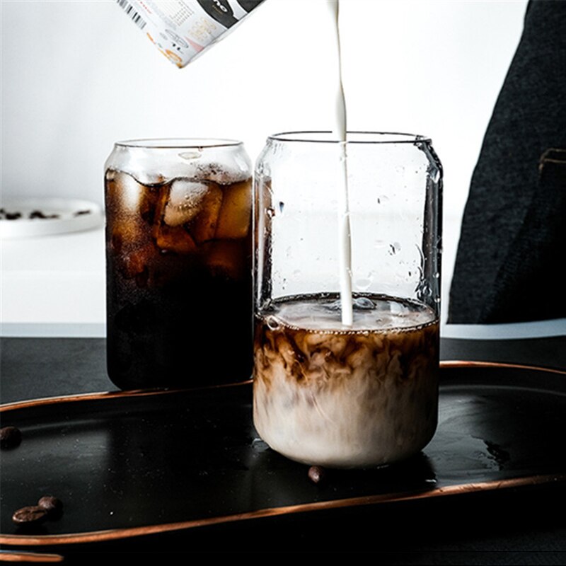 400-500ml burkar cola form drinkware te juice mjölk glas kopp kaffe vin dryck kopp hållbar vattenbehållare tumlare