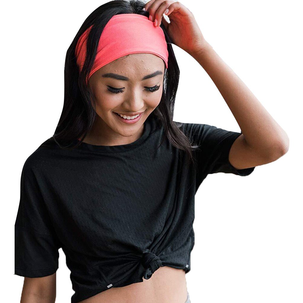 Unisex-stirnband, freizeit-, yoga-, tanz-, wildes kopftuch, schweißabsorbierendes sportstirnband, farbenfrohes unisex-sportstirnband