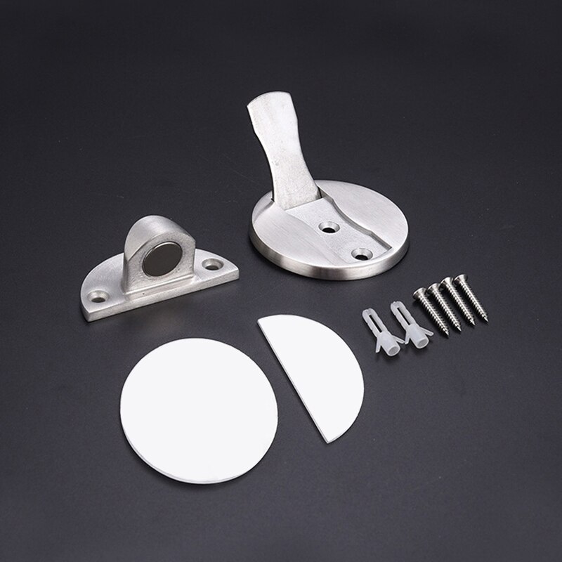 Legering Magneet Deur Stopt Magnetische Deur Stopper Non-Punch Deur Holder Verborgen Doorstop Meubels Deur Hardware