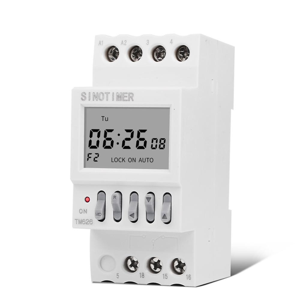 2 Channels Separate Time Control Output 7 Days Programmable Timer Clock Switch Timer Switch