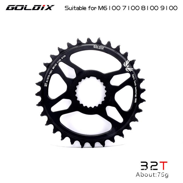 Direct Mount 32T 34T 36T 38T 40T Fiets Kettingblad Mtb Smalle Brede Fiets Kettingwiel Voor deore Xt M7100 M8100 M9100 12S Crankse: 32T