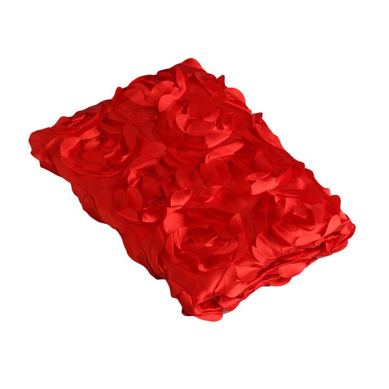 Bébé photographie couverture -né bébé 3D photographie accessoires tapis Photo Rose fleur toile de fond couverture: Rouge
