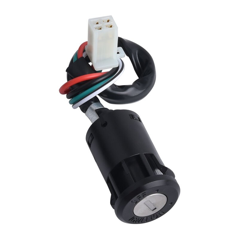 Interruptor de encendido modificado para motocicleta, reemplazo de cilindro de bloqueo de llave, 4 cables para ATV 50 70 90 110 125 CC partes de motocicleta