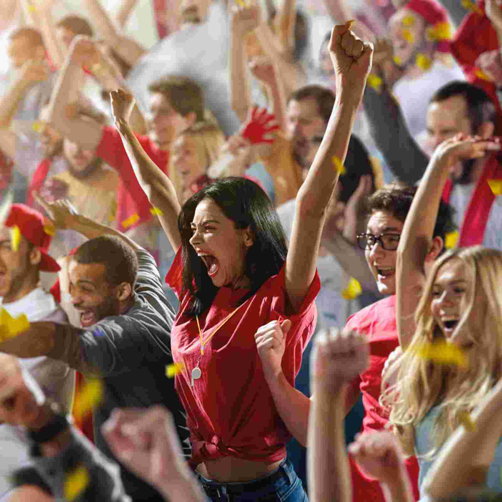 4 stück metallpfeife, schiedsrichterpfeife, pfeifenanhänger für spiele