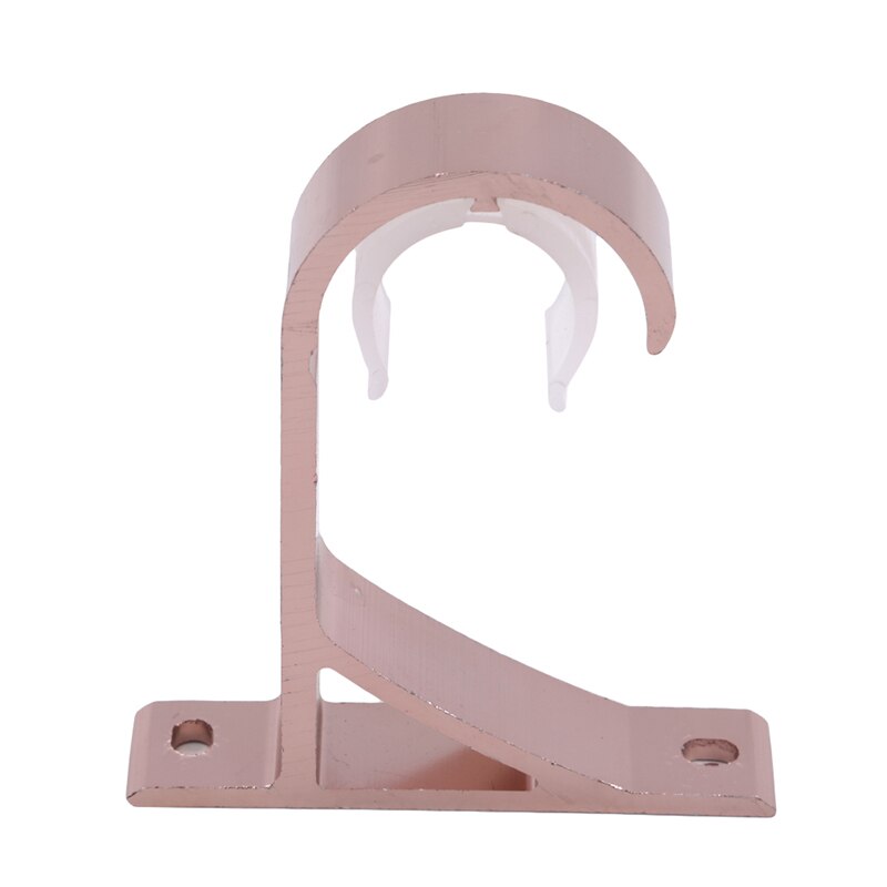 Aluminium Alloy Rod Drapery Bracket Fit Drape Rods Curtain Fixed Holder Modern Window Home Storage Hook Tools: pink
