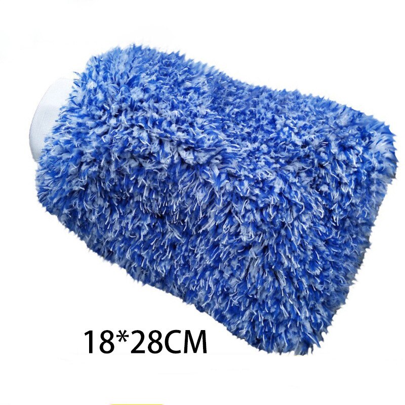Guantes de lavado de coches de microfibra, guante de absorción suave, Ultra suave, fácil de secar, paño de lavado con detalle automático, limpieza de coche de alta densidad