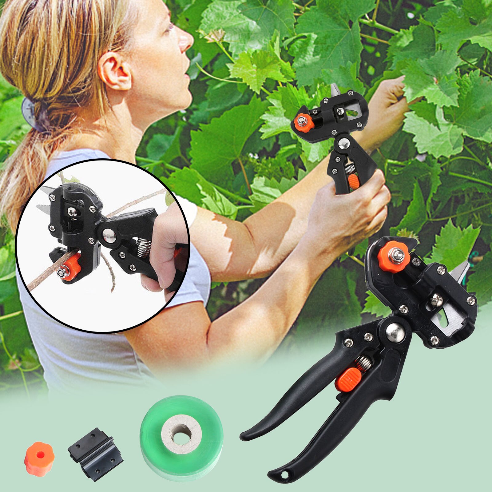 Grafting Pruner Garden Tool Branch Cutter Secateur Pruning Plant Shears Boxes Fruit Tree Grafting Scissor#g35