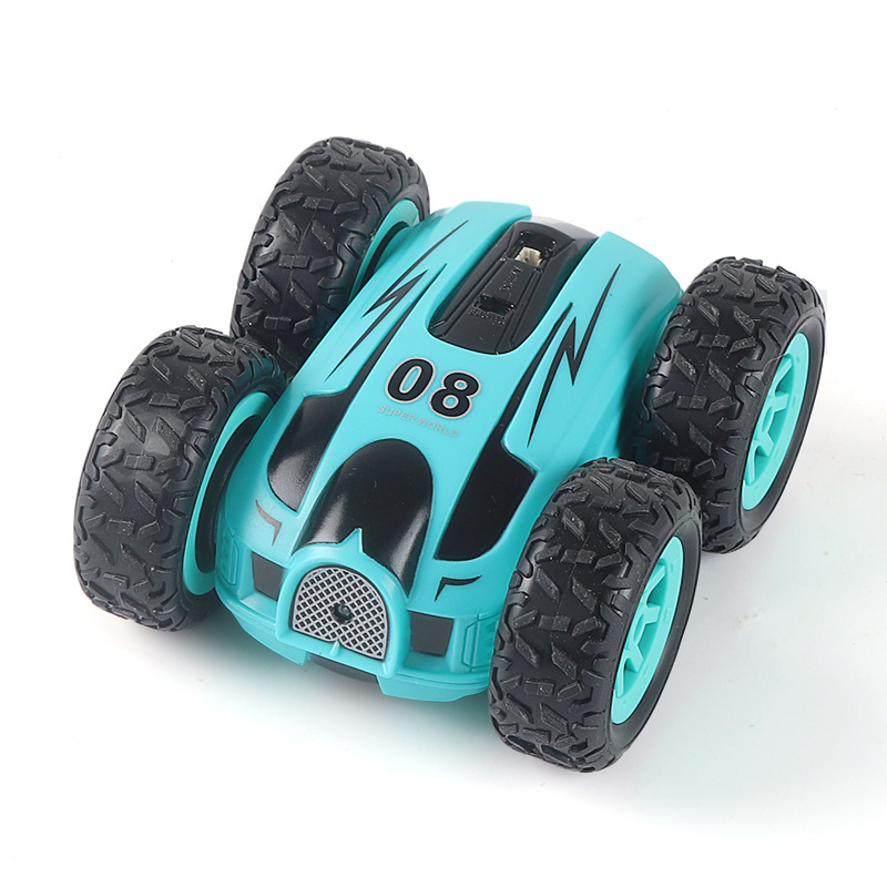 Remote control high-speed double-sided special effects rock crawler mini light bomb four-wheel stick jump