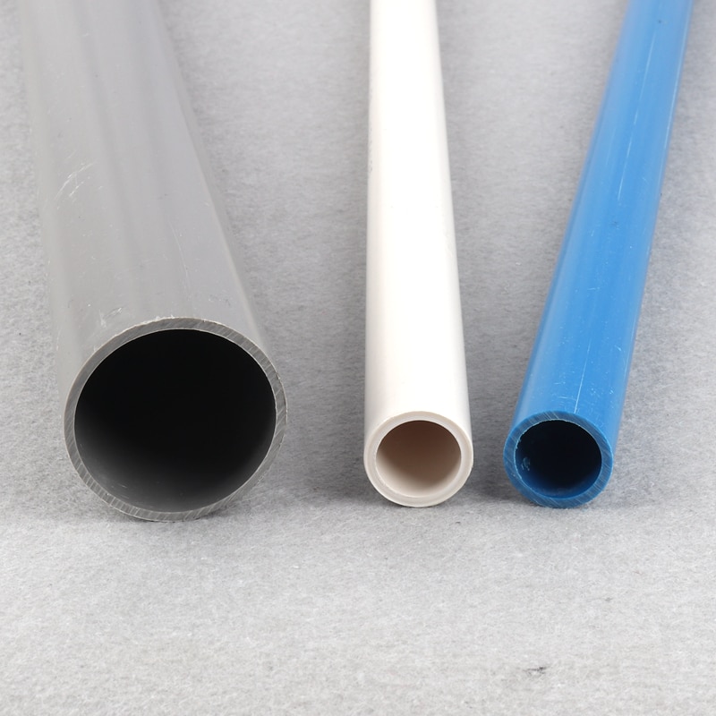 50cm ulkohalkaisija 20 ~ 40mm pvc putki valkoinen/sininen/harmaa upvc putkiliitin puutarhakastelulle pvc-liitin