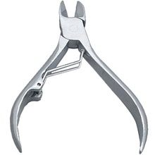 Cortador de uñas de acero inoxidable, alicate para cutículas, herramienta de manicura para uñas de los pies gruesas encarnadas, cuidado de los pies