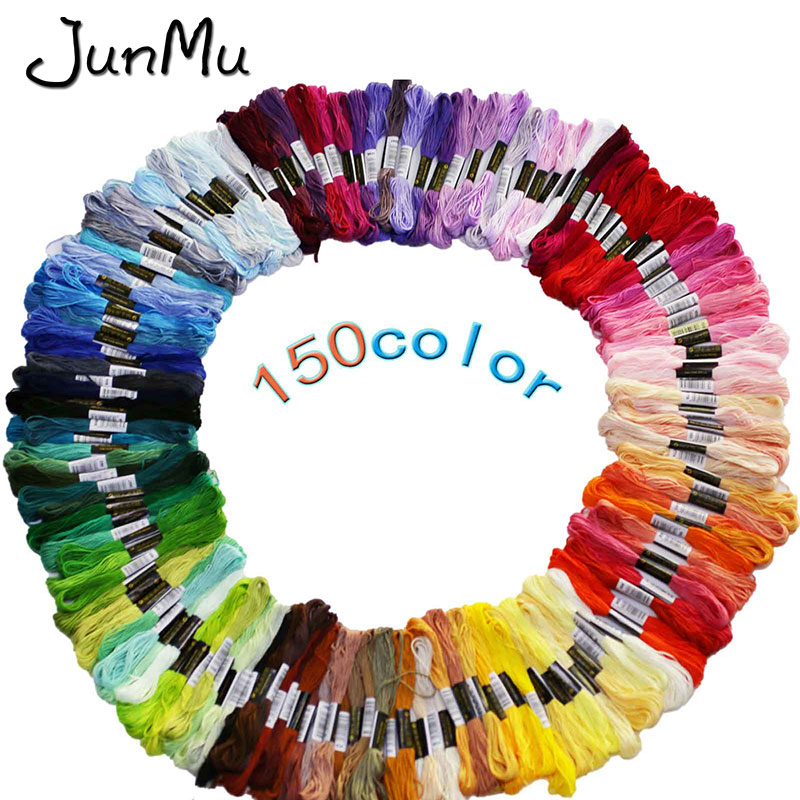 100/150pcs Anchor Similar DMC Embroidery Floss Cross Stitch Cotton Embroidery Thread Floss Sewing Skeins Craft Decor