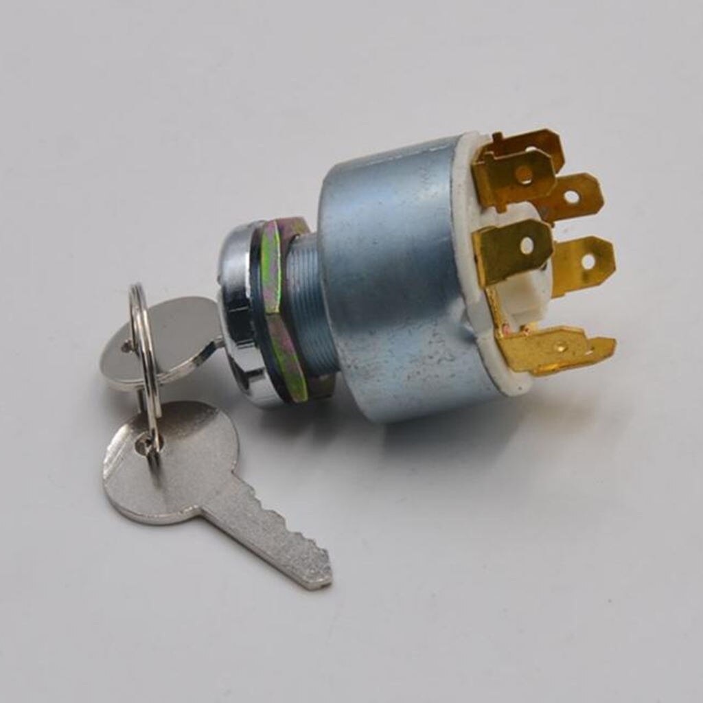 12V Universal Ignition Switch &amp; 2 Keys - Boat Car Lawnmower Classic/Kit Car