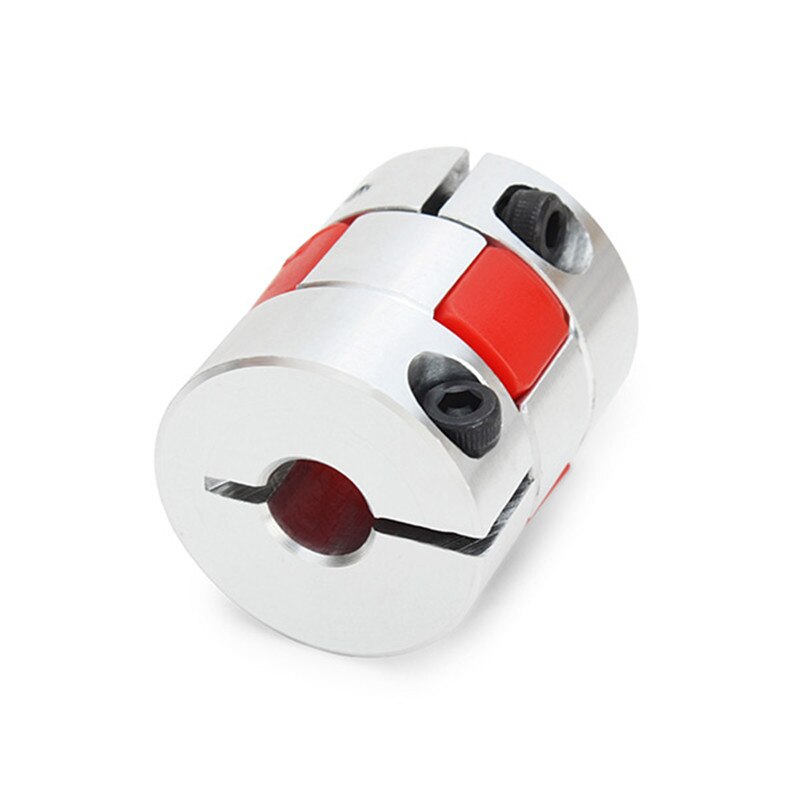 8mmx10mm Aluminum Flexible Spider Shaft Coupling OD25mm x L30mm CNC Stepper Motor Coupler Connector