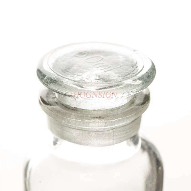 Wide-mouth bottle transparent 250ml lead-free sealed glass instrument chemical experiment supplies frosted glass bottle