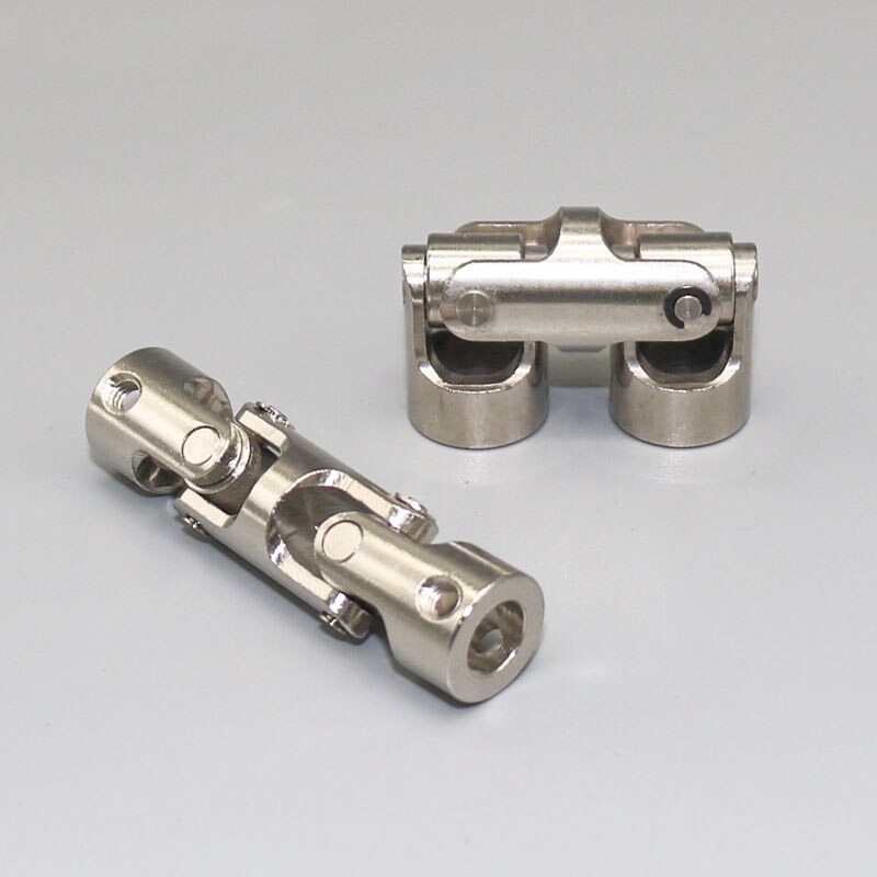 4mm/5mm/6mm/8mm/10mm Metal Three Section Universal Joint Coupling Shaft Motor Connector Coupler For Toy Car Boat Model Parts