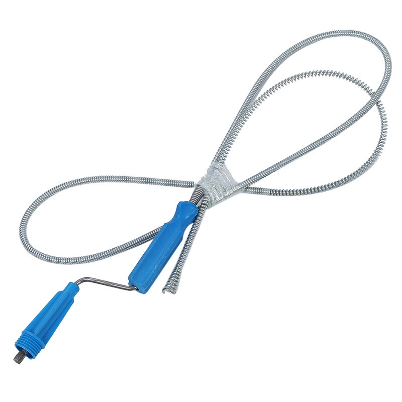 Soft Spiral Pipe Steel Closet Sewer Cleaner 1.3M Long Toilet Auger