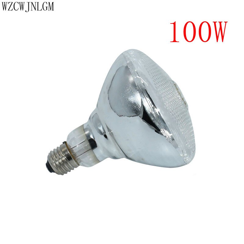 1pcs 220V warm light waterproof infrared and pig and pet reptile heating lamp 245W / 200W /175W/ 150W / 100W livestock supplies: 100W