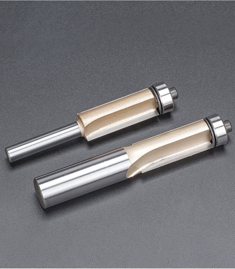 1 PCS, CNC houtbewerking router bit, Trimmen frees, hout, MDF, 2 fluiten rechte frees, trimmer graveren bit, multiplex