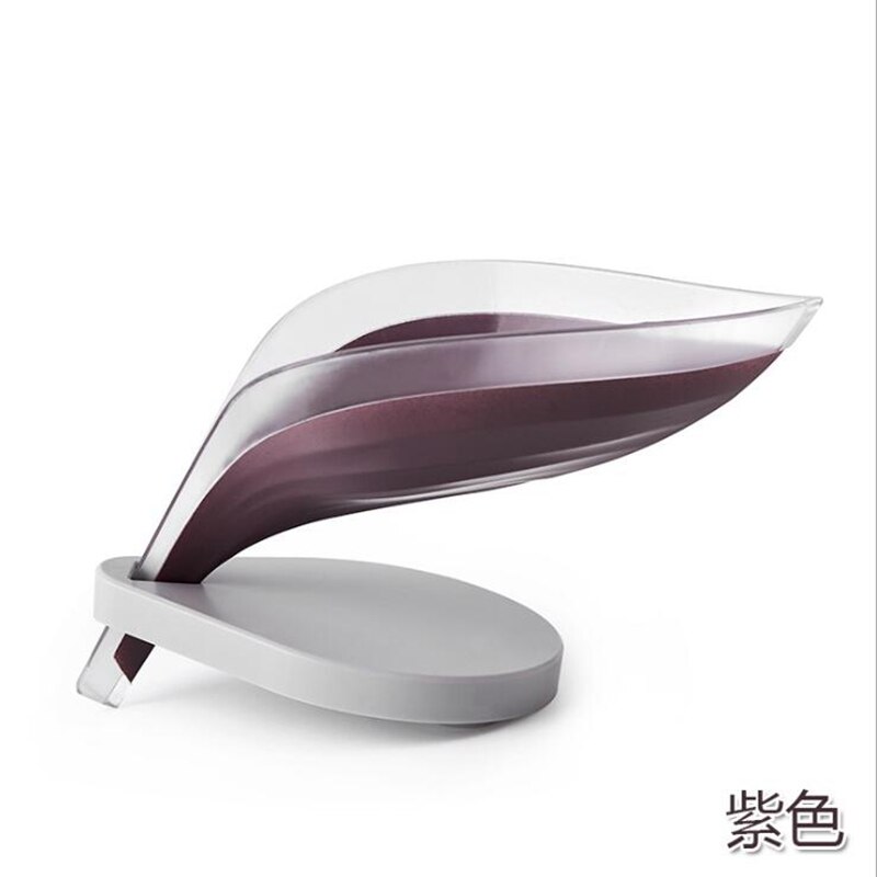 Handmade soap soap box soap tray soap tray wooden soap rack handmade craft: Purple