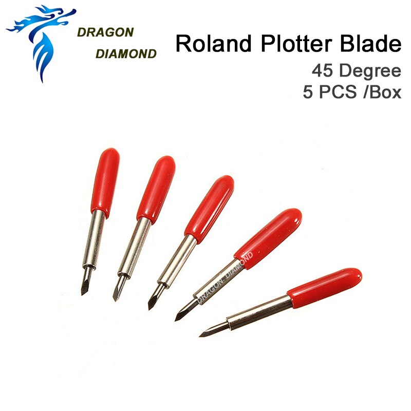 5 pcs/Set Roland Cutting Plotter Blade 45 Degree Vinyl Cutter Spare Part