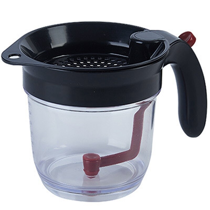 ABSF Küche Werkzeug Fett Separator mit Boden Freisetzung Fett Separator mit Sieb Suppe Rückstände Öl Filter Separaten: Ursprünglich Titel