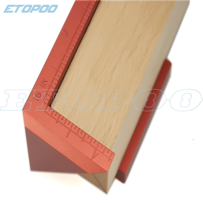 British System 45 Degree Angle Line Drawing Woodworking Tools Right Angle Line Drawing Carpenter Round Center Line Scribe