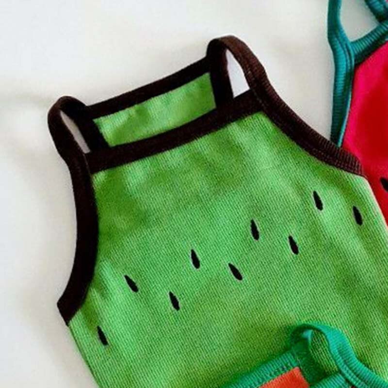 Fruit Bretels Hond Vest Huisdier Teddybeer Xiong Bomei Schnauzer Puppy Puppies Melk Honden Katten Kleine Hond Kleding: green / M